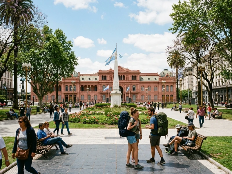 Um roteiro dinâmico e inteligente sob medida para mochileiros explorarem o melhor da cultura portenha gastando muito pouco 🎒. Durante a primavera, as ruas ganham vida com jacarandás em flor e clima convidativo para caminhadas históricas 🌸. Você vai descobrir monumentos emblemáticos na Plaza de Mayo, as cores vibrantes de Caminito, bosques perfumados em Palermo e as trilhas da Reserva Ecológica Costanera Sur 🌿. A culinária popular brilha com empanadas artesanais, o clássico choripán e fatias fartas de pizza na famosa Avenida Corrientes 🍕. Hospedando-se em um hostel social e utilizando o transporte público integrado, você vive experiências autênticas, faz amigos do mundo todo e economiza ao máximo sem perder nada da magia portenha 🇦🇷.