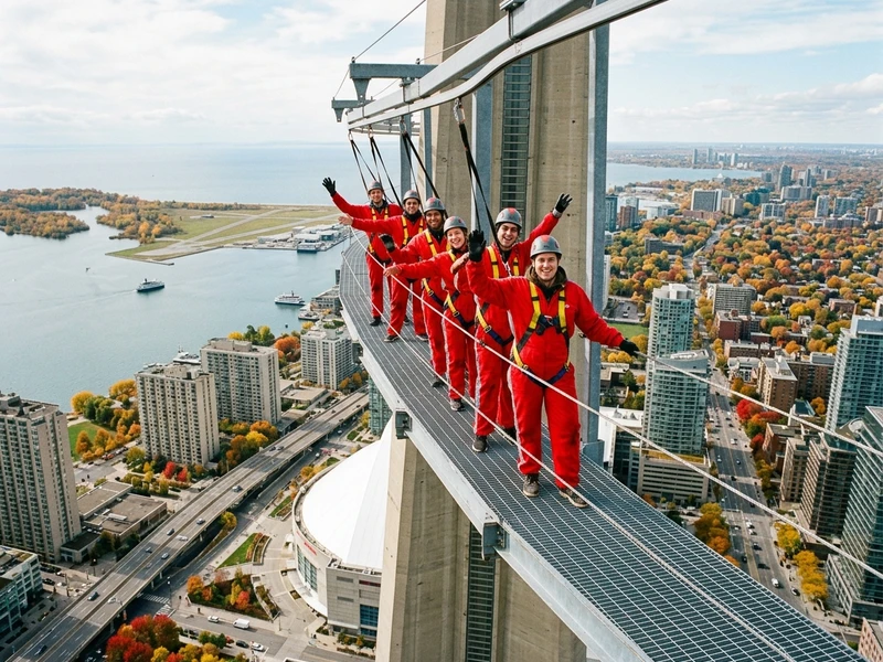 Um roteiro dinâmico e sem pausas feito sob medida para quem busca adrenalina real e testes físicos no outono canadense 🍁. Das alturas vertiginosas do EdgeWalk aos paredões do Basecamp Climbing 🧗‍♀️, passando por trilhas técnicas no Rouge Park e voos no túnel de alta velocidade do iFLY 💨. Prepare o fôlego para encarar três dias de esportes radicais, natureza selvagem e refeições substanciais em ritmo eletrizante!