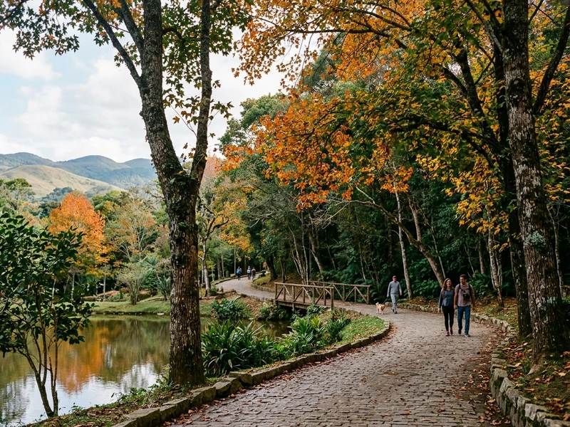 Um roteiro consciente e sustentável pensado para verdadeiros amantes da natureza em Socorro 🌿. Durante o límpido outono paulista, você desfrutará de trilhas interpretativas certificadas, parques naturais com foco em conservação da Mata Atlântica e mirantes majestosos como a Pedra Bela Vista ⛰️. A proposta equilibra experiências guiadas de baixo impacto ecológico, hospedagem eco-friendly acolhedora e uma gastronomia de alta qualidade valorizando o produtor rural local 🍃.