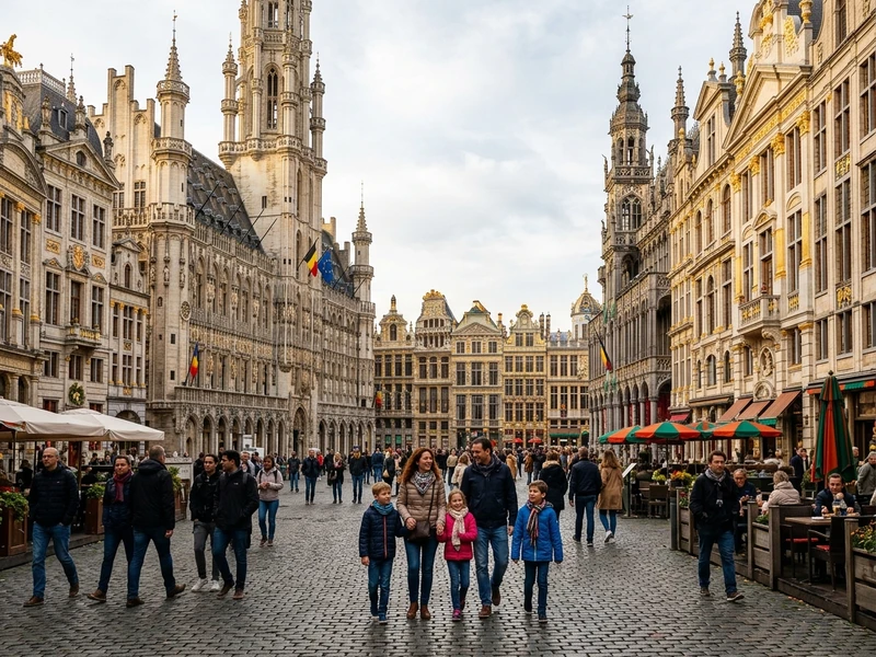 Um roteiro cuidadosamente planejado para acolher famílias com crianças e idosos em Bruxelas durante o outono. O itinerário harmoniza atrações culturais e visuais icônicas com museus altamente interativos e seguros, como a Mini-Europe, o Choco-Story e o Museu de Ciências Naturais com seus dinossauros fósseis. Todo o trajeto prioriza acessibilidade, deslocamentos curtos e planos, além de generosas pausas para descanso no hotel e refeições aconchegantes com o melhor da gastronomia belga, garantindo conforto e memórias inesquecíveis para todas as gerações.