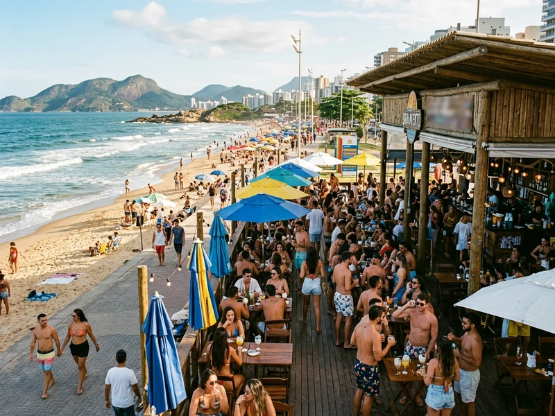 Explore o melhor da vida noturna e dos eventos de Vitória em um roteiro desenhado sob medida para festejar com estilo no verão capixaba. O itinerário equilibra manhãs tranquilas de descanso e tardes descontraídas em beach clubs de frente para o mar com as madrugadas mais fervilhantes da cidade. Você conhecerá os lendários circuitos do Triângulo das Bermudas na Praia do Canto, o clima universitário e alternativo da Rua da Lama em Jardim da Penha, além de rooftops com DJs de ponta e sunset parties exclusivas. A rota prioriza transporte seguro por aplicativo e hotéis bem posicionados para garantir máximo rendimento nas pistas de dança sem cansaço excessivo durante o dia. Uma celebração contínua de música, gastronomia e alto astral no litoral do Espírito Santo! 🎉🌊