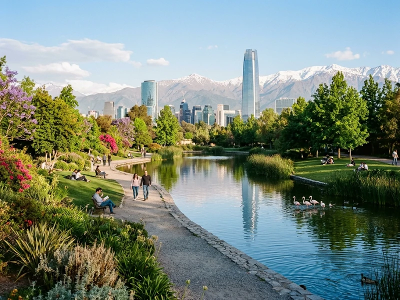 Um roteiro exclusivo de 3 dias planejado para quem deseja relaxar o corpo e renovar a mente. Hospede-se em um dos melhores refúgios de luxo da cidade com spa completo, caminhe sem pressa por parques floridos e jardins japoneses silenciosos, desfrute da refinada culinária chilena em ambientes aconchegantes e visite uma vinícola histórica tradicional em ritmo sereno. Dias equilibrados, sem aglomerações e com intervalos generosos para repouso absoluto. 🌸🍃