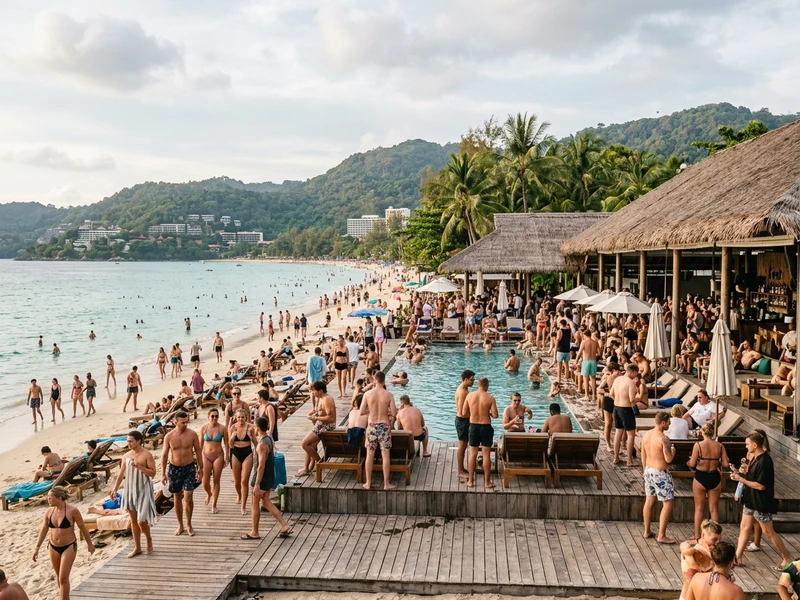 Um roteiro eletrizante desenhado sob medida para entusiastas da vida noturna e festivais. Comece relaxando em clubes a beira-mar de renome mundial como Cafe del Mar e Catch Beach Club, desfrutando de coqueteis e batidas eletronicas ao entardecer. Ao cair da noite, mergulhe na atmosfera vibrante da Bangla Road e nos mega clubes de Patong, incluindo Illuzion e Sugar Club, alem de noites de musica ao vivo autentica no Timber Hut em Phuket Town. As manhas sao preservadas com descanso estrategico para recarregar as energias, com logistica segura priorizando transportes por aplicativo para uma experiencia sem preocupacoes.