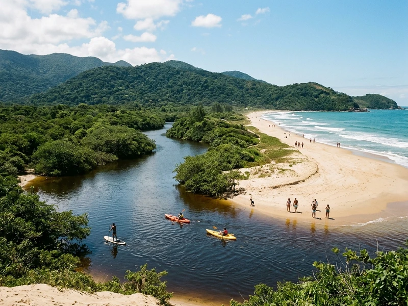 Um roteiro eletrizante e dinâmico concebido sob medida para exploradores que buscam desafios físicos intensos e contato visceral com a natureza selvagem da Mata Atlântica e do oceano. Em um ritmo pulsante durante três dias inesquecíveis, você enfrentará corredeiras em caiaques, descerá quedas d'água vertiginosas em técnicas de rapel e cascading, superará trilhas técnicas fechadas na Serra do Mar e sentirá a potência da velocidade no wakeboard e no surf. Cada etapa prioriza o uso estrito de equipamentos certificados e acompanhamento técnico profissional, transformando esforço muscular em pura adrenalina e superação pessoal. ⚡🧗‍♀️🛶