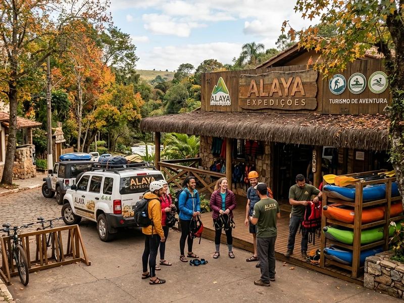 Roteiro concebido sob medida para exploradores que não aceitam rotinas lentas e buscam adrenalina ininterrupta em meio à natureza preservada. A programação reúne as descidas mais velozes de corredeiras do Rio Jacaré-Pepira, progressões verticais desafiadoras de canyoning com equipamentos técnicos em quedas d'água grandiosas e rotas acidentadas de quadriciclo e tirolesa. A logística prioriza segurança absoluta, guias qualificados, gastronomia consistente para recuperação energética e um ritmo esportivo pulsante do início ao fim. 🚣‍♂️🔥