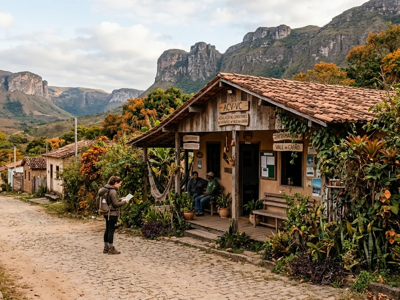 Um roteiro cuidadosamente desenhado para viajantes solo que valorizam segurança, autonomia e momentos de rica convivência social. 🌿 Descubra cânions profundos na Cachoeira da Fumaça em grupo guiado, relaxe em poços naturais de águas escuras no Riachinho e nas Rodas, e conecte-se com pessoas de todos os cantos do mundo em cafés comunitários e pizzarias rústicas. O clima de outono garante trilhas confortáveis e noites estreladas cheias de energia acolhedora! ✨