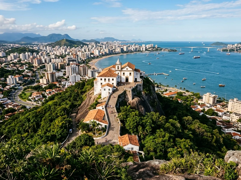 Mergulhe nas origens do Brasil colonial em um roteiro cultural denso e fascinante. Conheça as fortificações históricas do século XVI, a espiritualidade franciscana no Convento da Penha e a ancestralidade musical das bandas de congo na Barra do Jucu. Cada parada é enriquecida pela culinária autêntica em panelas de barro de Goiabeiras, patrimônios industriais e museus de artes visuais que transformam a viagem em uma aula viva de história e tradição capixaba. 🏛️📜🥘