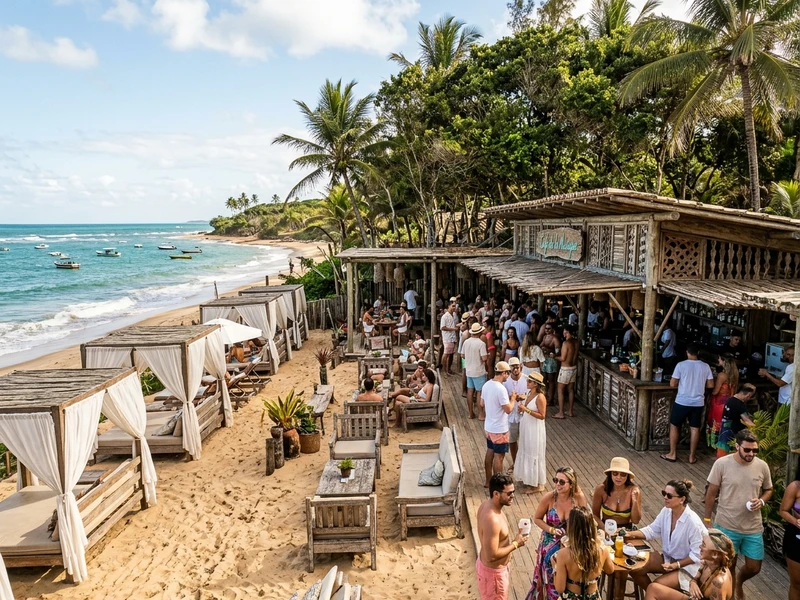 Um roteiro exclusivo de 3 dias feito sob medida para quem busca vivenciar as melhores celebrações, beach clubs e a vida noturna vibrante do sul da Bahia. Com manhãs preservadas para descanso e recuperação corporal, as tardes se transformam em experiências sensoriais à beira-mar com DJs, drinques e sol radiante nas Praias dos Nativos, Coqueiros e Taípe. Ao anoitecer, o lendário Quadrado se acende com sua gastronomia estelar, bares acolhedores, forró tradicional e lounges de música eletrônica, garantindo máxima diversão sem esgotamento físico. 🌊✨🍸