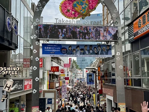 Takeshita Street e Harajuku