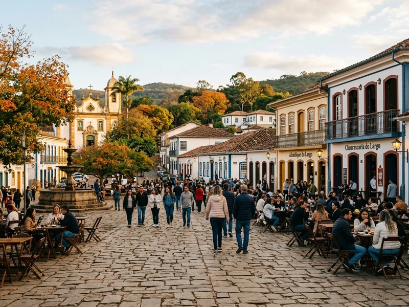 Descubra o lado mais festivo e pulsante da histórica cidade mineira sem abrir mão do conforto. Este roteiro foi desenhado especialmente para quem valoriza boa música, eventos culturais, noites longas e gastronomia de ponta, tudo em ritmo leve durante o dia para garantir energia máxima nas madrugadas. Percorra os arredores do animado Largo das Forras, aproveite os bares descolados do Largo do Chafariz e brinde com as melhores bebidas artesanais sob o clima aconchegante do outono. 🍻🎶🍂