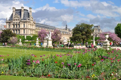 Jardins das Tulherias e Place de la Concorde