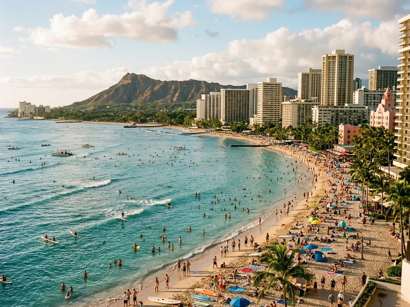 Projetado sob medida para quem busca vivenciar a cena festiva e musical havaiana sem abrir mão do bem-estar. O roteiro equilibra dias de mar sem desgaste físico com noites pulsantes nos epicentros da diversão: o luxo descontraído à beira-mar em Waikiki, a vanguarda alternativa de Chinatown e os grandes concertos no The Republik. Entre brunches revigorantes, festas em catamarã e clubes de renome, você experimenta a energia tropical em sua máxima intensidade, sempre com deslocamentos noturnos seguros e confortáveis. 🌴✨🍸