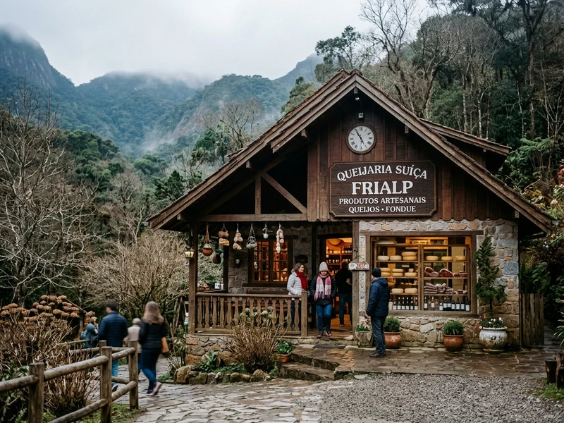 Uma viagem gastronômica inesquecível pelo coração da serra fluminense durante o aconchegante inverno 🍷🧀. Este itinerário foi criteriosamente planejado para os amantes da boa mesa que buscam ingredientes genuínos, produtos da terra e preparações de alta qualidade. Vivencie degustações de queijos finos alpinos, méis da Mata Atlântica e trutas frescas de águas puras, além de desfrutar de refeições em restaurantes icônicos como o aclamado bistrô Crescente Gastronomia, o tradicional Braun & Braun e acolhedoras trattorias de montanha 🏔️✨. Entre vilarejos bucólicos como Lumiar e São Pedro da Serra, o calor das lareiras harmoniza perfeitamente com vinhos refinados e chocolates artesanais, proporcionando uma experiência memorável e rica em autenticidade cultural.
