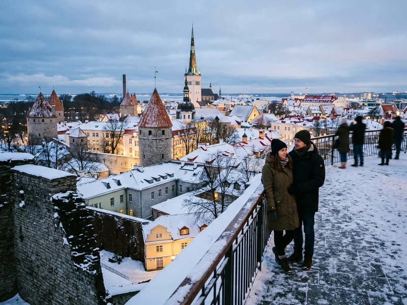 Um refúgio invernal desenhado sob medida para casais viverem dias mágicos e inesquecíveis. O roteiro equilibra passeios cênicos pelas ruelas medievais preservadas de Tallinn, navegação relaxante pelas águas geladas da baía, vistas panorâmicas de tirar o fôlego durante o pôr do sol e momentos revigorantes de bem-estar em um spa privativo. Para aquecer as noites frias do Báltico, selecionamos experiências gastronômicas de excelência com iluminação à luz de velas, lareiras históricas crepitantes e ambiente intimista. Uma jornada apaixonante que transforma o rigor do inverno estoniano no cenário mais romântico e acolhedor da Europa. 🏰🍷❄️