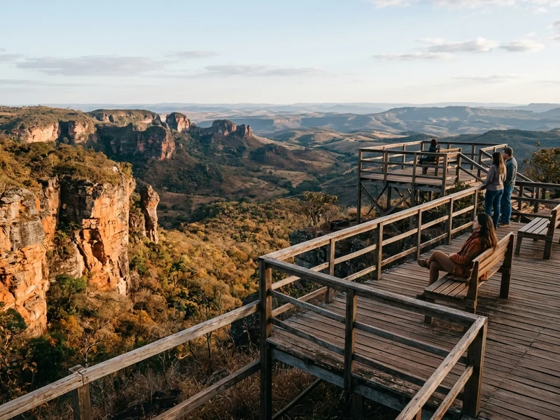 Um roteiro exclusivo de 3 dias planejado para restaurar as energias em meio à natureza imponente da serra mato-grossense 🌿. Com foco total em conforto, relaxamento e bem-estar, a programação substitui trilhas cansativas por mirantes de fácil acesso, sessões revigorantes de spa, piscinas aquecidas e experiências gastronômicas requintadas em ambientes tranquilos 🥂. Hospedagem de primeira linha com vista panorâmica e deslocamentos curtos garantem uma viagem serena, silenciosa e revigorante do começo ao fim 🧘.