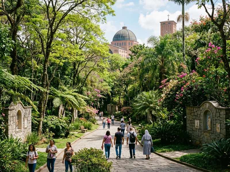 Descubra um lado surpreendente e ecológico de Aparecida e seus arredores! 🌿 Este roteiro exclusivo para amantes da natureza combina trilhas certificadas na Mata Atlântica, educação ambiental às margens do histórico Rio Paraíba do Sul, mirantes naturais e contemplação de floradas primaveris. Com hospedagem eco-friendly acolhedora e gastronomia de produtores locais sustentáveis, você vivenciará o turismo de mínimo impacto com o máximo de conexão com a biodiversidade! 🐦🏞️