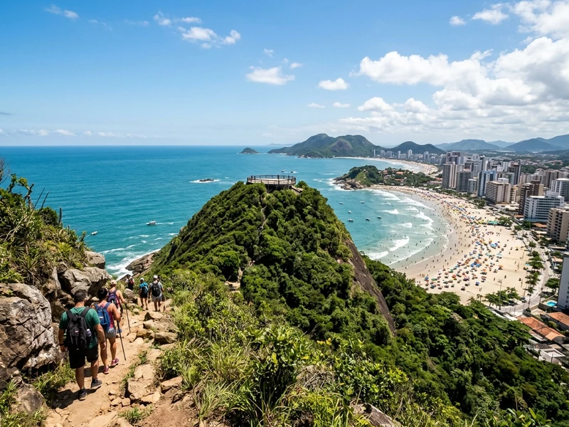 Uma imersão desenhada para quem busca esgotamento físico prazeroso e esportes de aventura em cenários intocados da Ilha de Santo Amaro! 🌊🧗‍♂️ O roteiro conecta descidas técnicas de rapel sobre falésias marítimas, sessões pesadas de surfe, travessias fluviais, caiaque costeiro e trilhas fechadas de alta exigência até praias desertas. Sem espaço para monotonia ou passeios passivos, cada quilômetro é percorrido com equipamentos homologados, guias especializados e ritmo acelerado do amanhecer à noite. A melhor resposta para quem vive em busca da próxima descarga de adrenalina! 🧭⚡