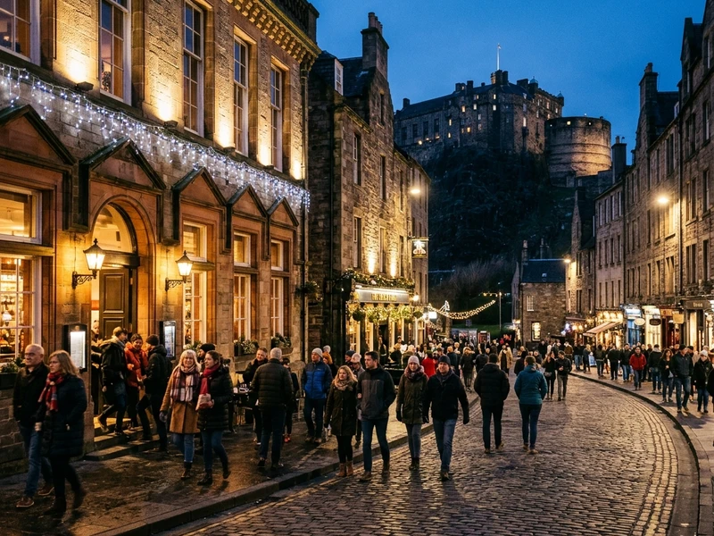 Um roteiro dinâmico de 3 dias feito sob medida para quem busca festas, festivais e muita agitação cultural sem esgotar o corpo durante o dia. Com base no vibrante bairro de Grassmarket, a programação equilibra manhãs tranquilas de recuperação, tardes em festivais de inverno como o famoso Edinburgh Christmas Market e degustações premium, guardando o fôlego para noites inesquecíveis em templos lendários da música ao vivo e eletrônica em Cowgate e George Street. Uma imersão profunda no espírito festeiro escocês com deslocamentos inteligentes e segurança impecável! 🎉🏰🥃