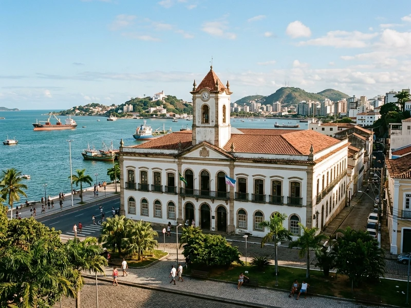 Uma imersao cultural aprofundada na capital capixaba desenhada para mentes curiosas 🏛️. O roteiro desvenda as camadas historicas desde o seculo XVI, percorrendo o Palacio Anchieta, a Catedral Neogotica e o solar colonial Monjardim 📜. Destaca o patrimonio imaterial das Paneleiras de Goiabeiras e a autentica gastronomia da Ilha das Caieiras com a genuina moqueca capixaba servida em panelas de barro centenarias 🍲.