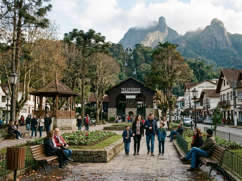 Um roteiro planejado com todo o cuidado para integrar crianças, pais e avós na charmosa serra fluminense. O itinerário equilibra natureza preservada em parques acessíveis com calçamento plano, experiências culturais interativas na Casa Suíça e no Apiário Amigos da Terra, e momentos gastronômicos acolhedores com chocolates e fondue. Com pausas estratégicas de descanso e deslocamentos curtos, a viagem oferece segurança, conforto e memórias inesquecíveis para toda a família nas tardes e noites de inverno. 🌲🏔️☕