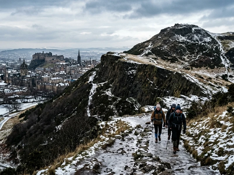 Um roteiro eletrizante de 3 dias feito sob medida para quem busca adrenalina sem filtros em Edimburgo no auge do inverno. 🏔️ Sem passeios lentos ou salas fechadas comuns, você desafiará o vulcão extinto de Arthur's Seat por rotas íngremes, conquistará cristas congeladas nas colinas Pentland Hills e sentirá a velocidade no maior centro de esportes de neve seca do Reino Unido em Hillend. ⚡ O roteiro ainda conta com escalada de elite na impressionante arena de Ratho e na histórica Alien Rock, além de águas radicais com caiaque de neoprene no Union Canal. Uma imersão dinâmica com refeições calóricas substanciais em pubs autênticos e hospedagem funcional para recuperar as energias! 🧗‍♀️