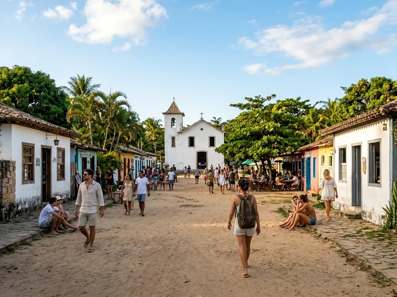 Roteiro planejado sob medida para o viajante solo vivenciar Trancoso com autonomia, conforto e segurança. Em três dias ensolarados de verão, você desfrutará de praias estruturadas e seguras, hospedagem em hostel comunitário propício para fazer amizades, cafés com ambiente de trabalho remoto e gastronomia autêntica. Uma viagem equilibrada entre a introspecção à beira-mar e momentos enriquecedores de socialização no Quadrado. 🌊✨